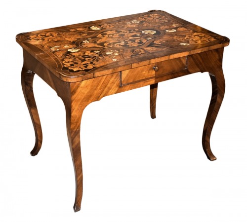 Table à écrire marqueté, Florence XVIIIe siècle